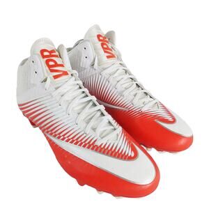 NIKE Vapor Speed 2 PF TD Mid Men's 16 Football Cleats 847089-811 Orange White